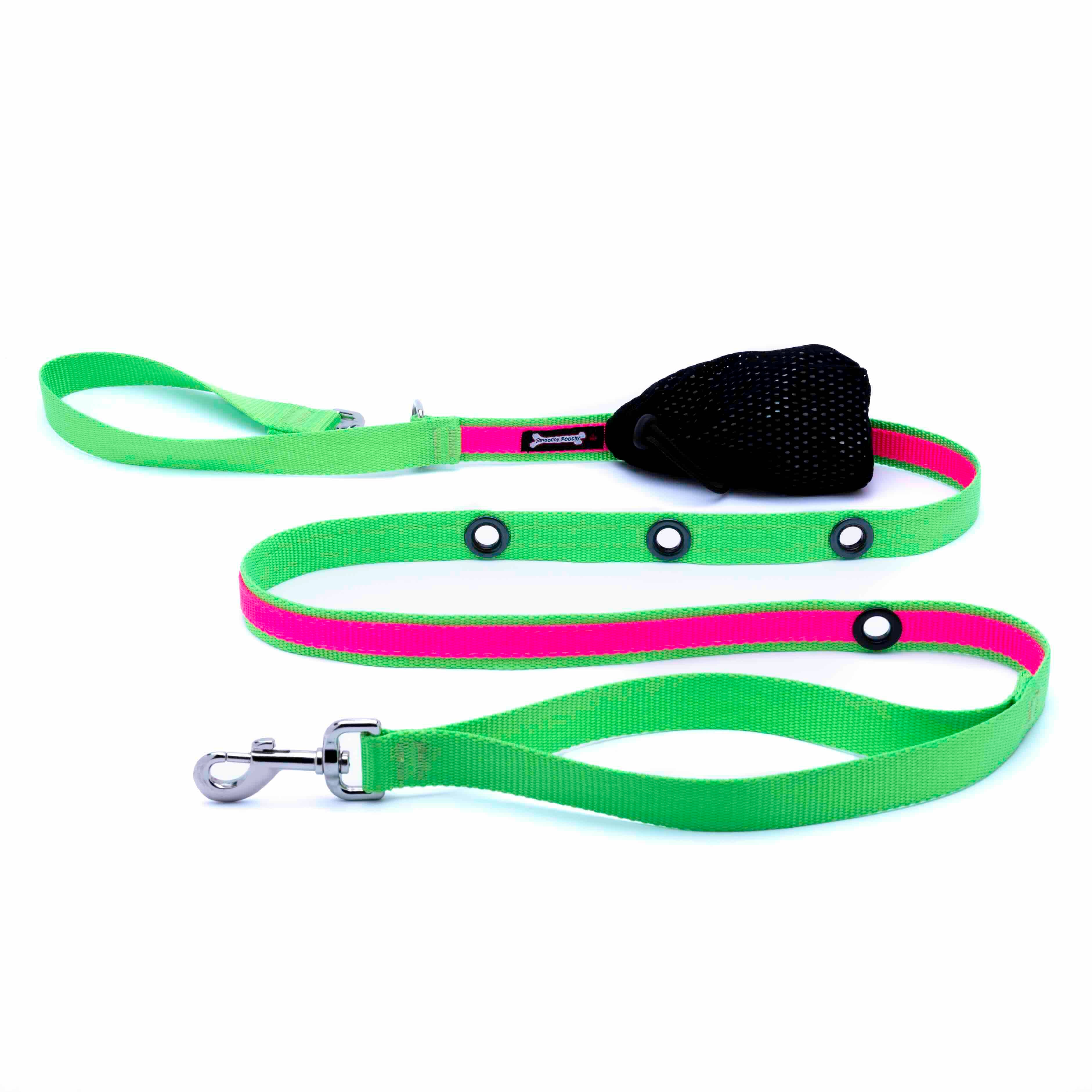 Smoochy Poochy 2tone Hands-Free Leash - 1" Width