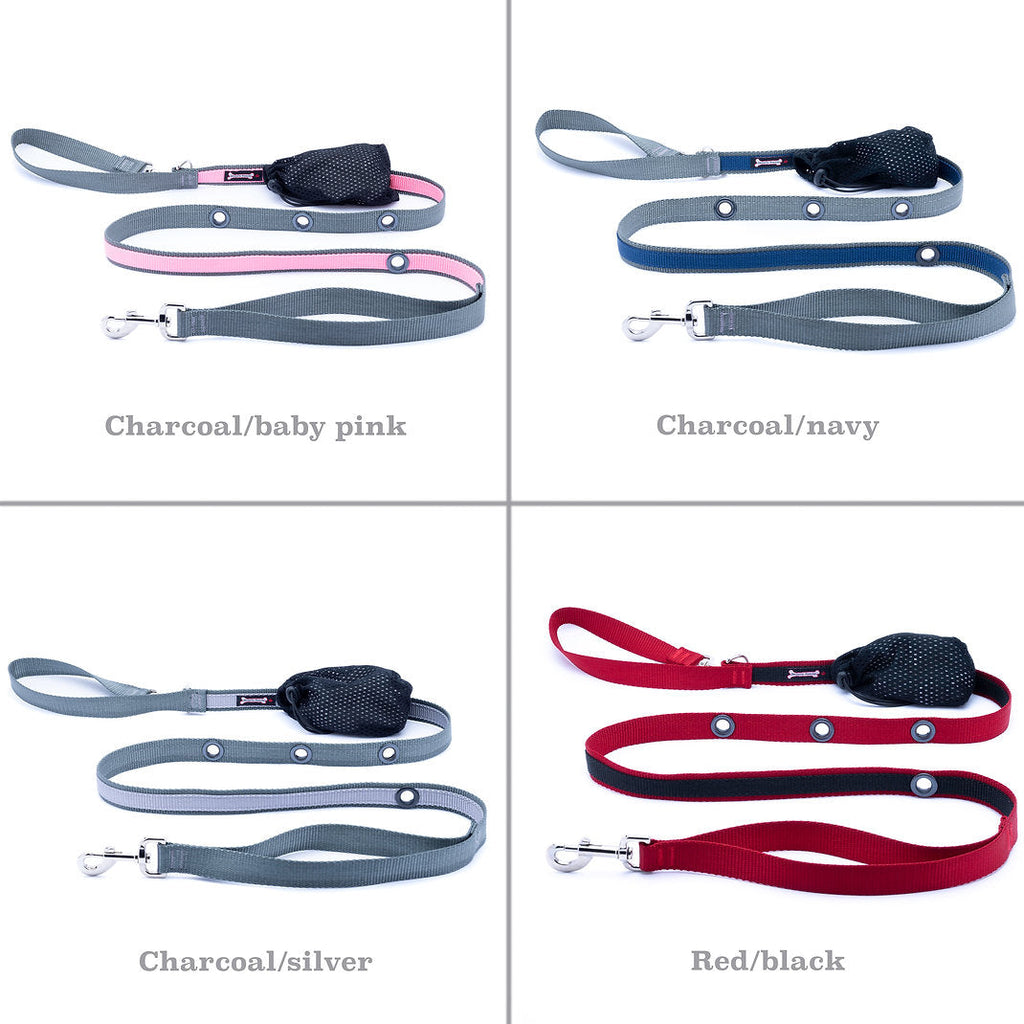 Smoochy Poochy 2tone Hands-Free Leash - 5/8" Width