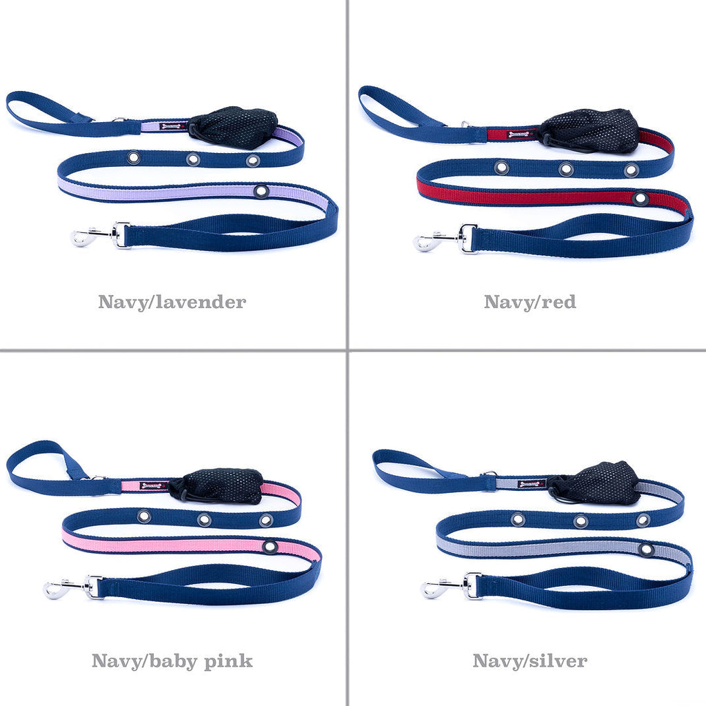 Smoochy Poochy 2tone Hands-Free Leash - 5/8" Width