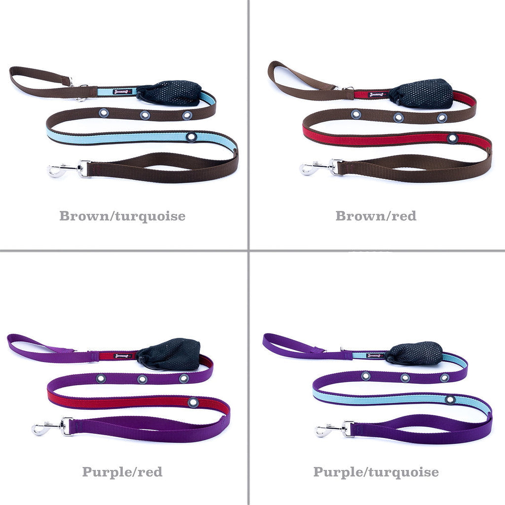 Smoochy Poochy 2tone Hands-Free Leash - 5/8" Width