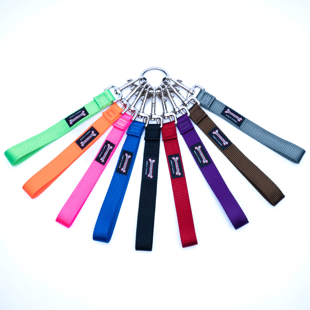 Traffic Lead Nylon 1" x 11.5" Solid Colour