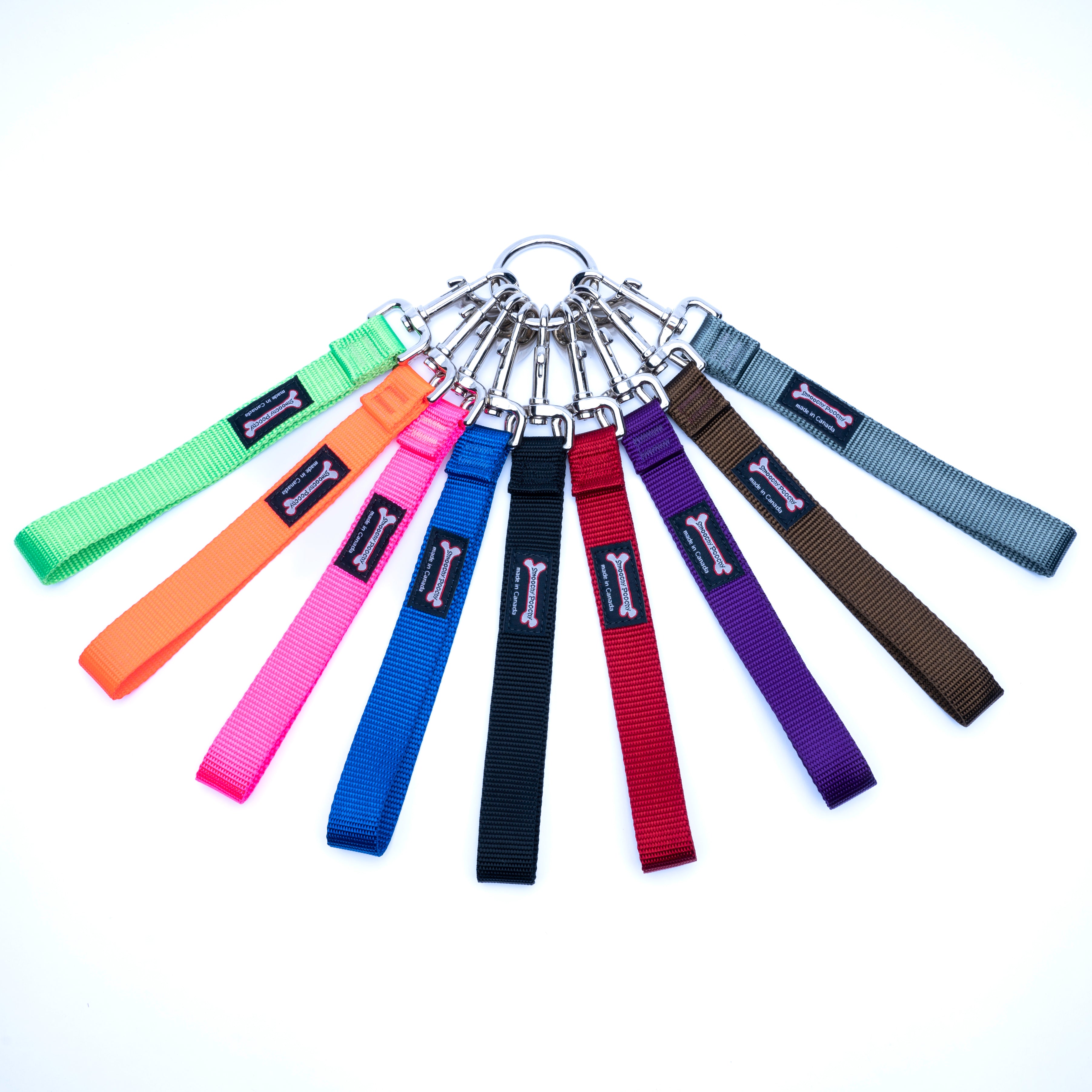 Traffic Lead Nylon 1" x 11.5" Solid Colour
