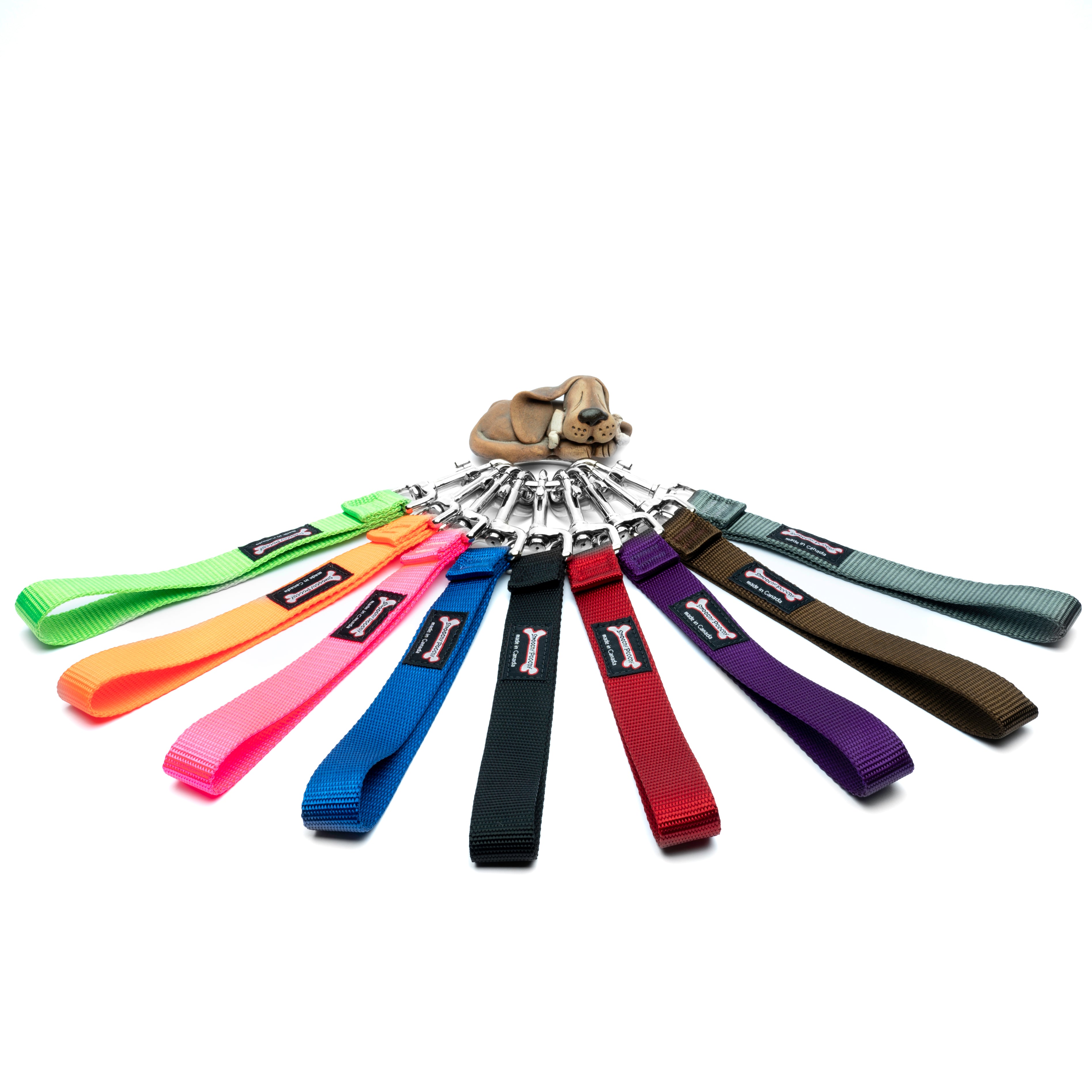 Traffic Lead Nylon 1" x 11.5" Solid Colour