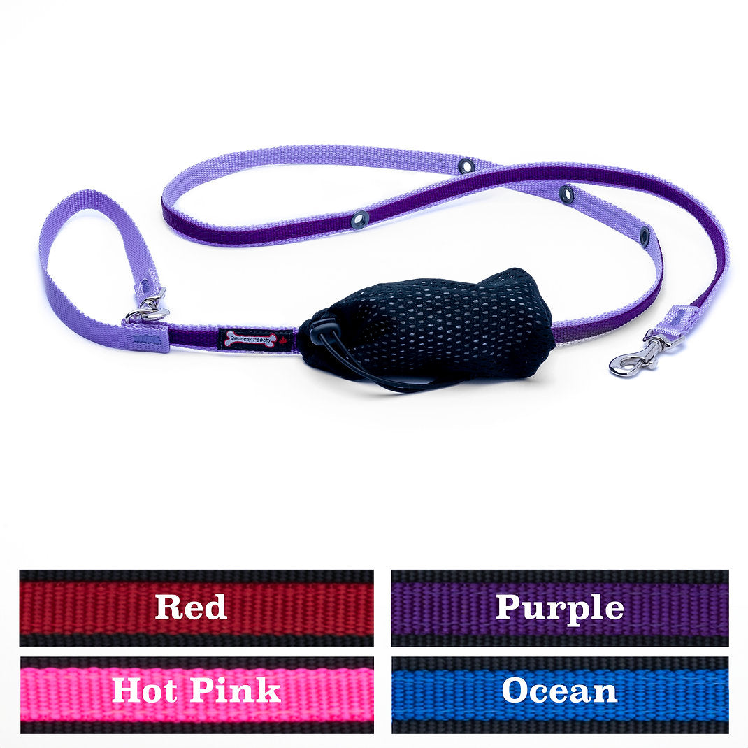 Smoochy Poochy 2tone Hands-Free Leash - 5/8" Width