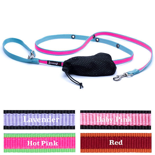 Smoochy Poochy 2tone Hands-Free Leash - 5/8" Width