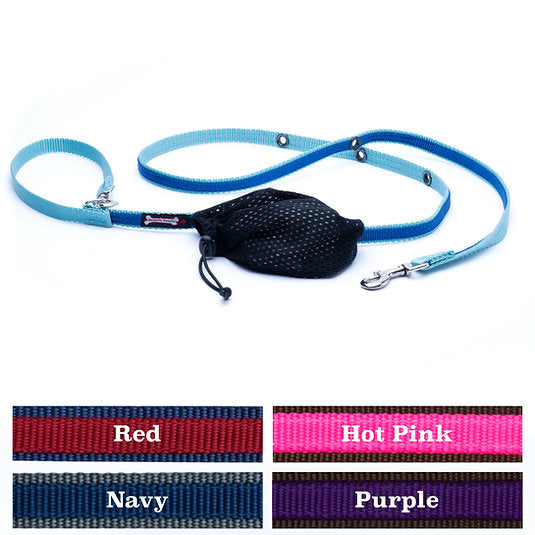 Smoochy Poochy 2tone Hands-Free Leash - 5/8" Width