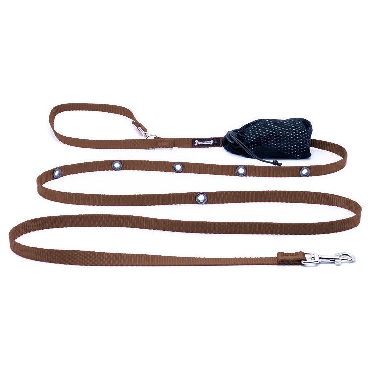 Smoochy Poochy Nylon Hands-Free Dog Leash - 8ft