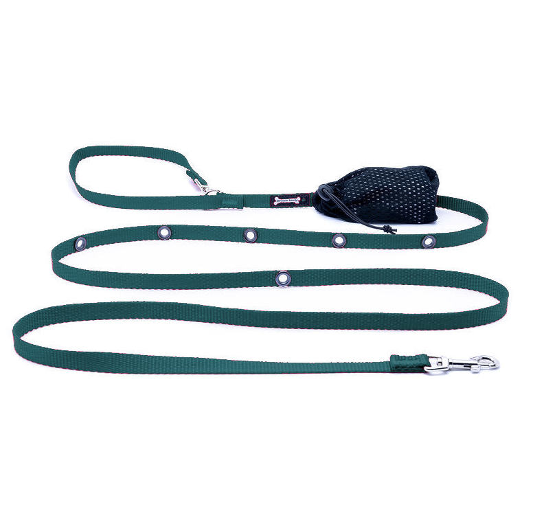 Smoochy Poochy Nylon Hands-Free Dog Leash - 8ft