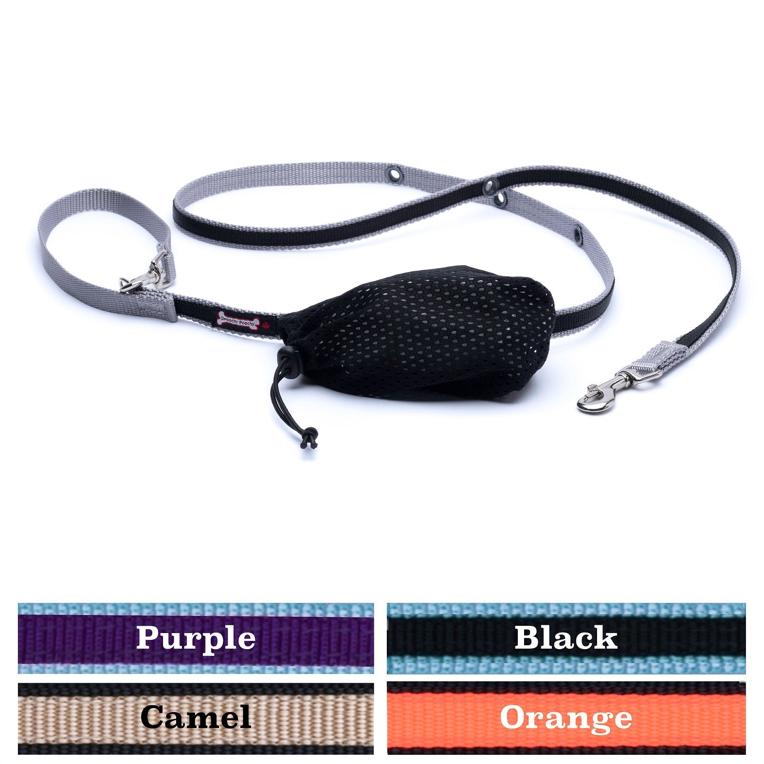 Smoochy Poochy 2tone Hands-Free Leash - 5/8" Width